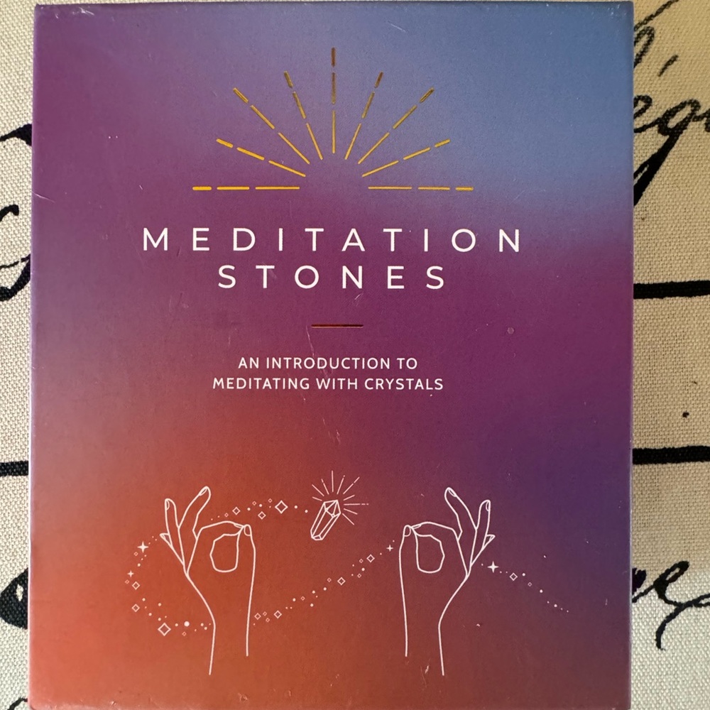 Shoppe Geo Meditation Stones Intro to Meditating with Crystals New